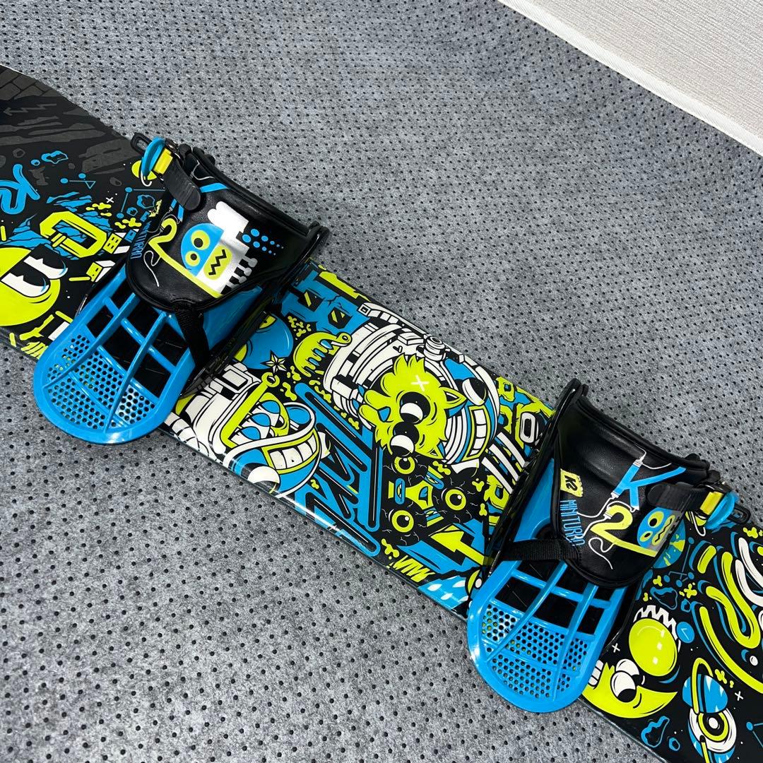 7-８回使用キッズスノーボード MINI TURBO 110cm＋バイン＋ブーツ