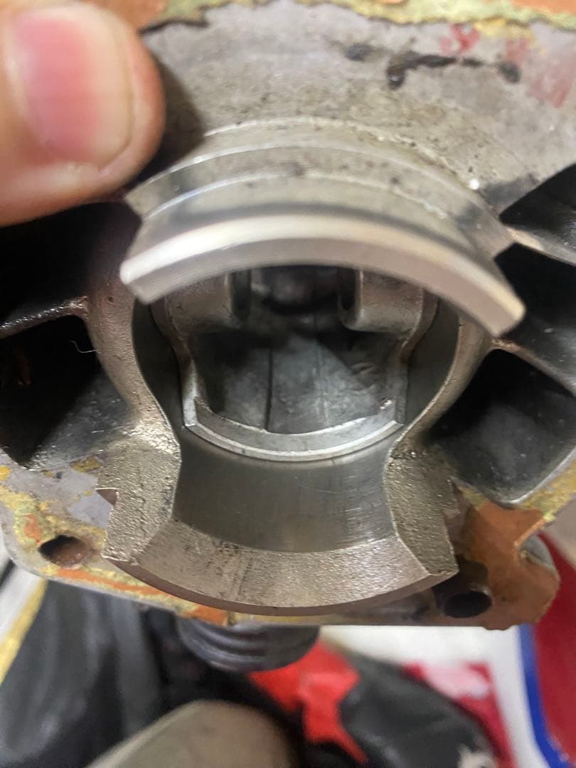 CR80エンジン　レストアベース