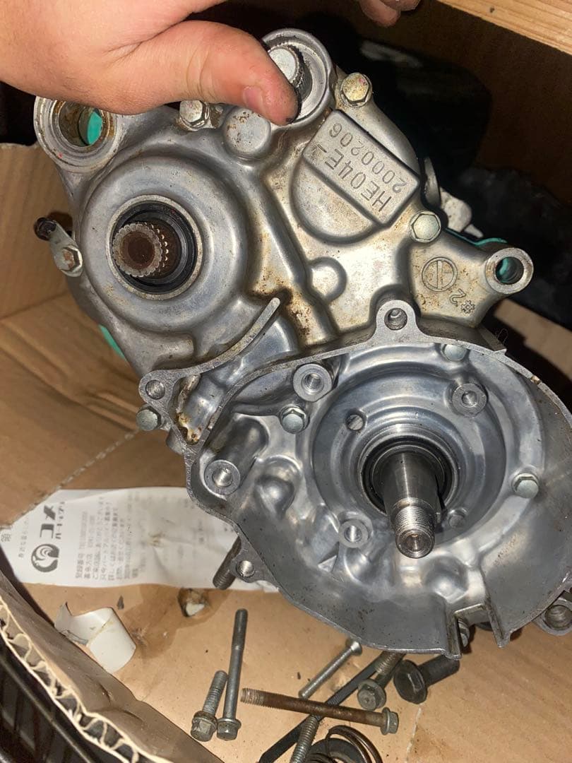 CR80エンジン　レストアベース