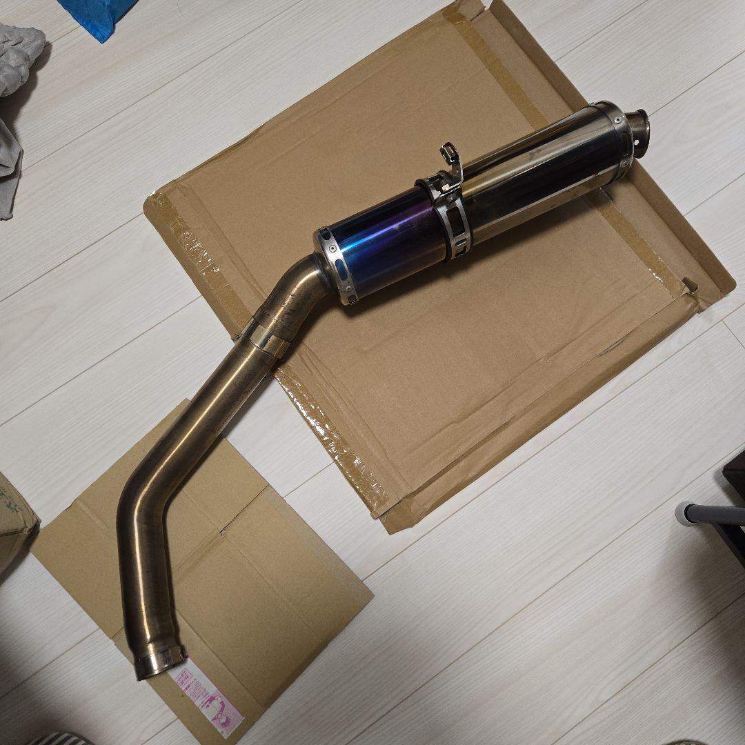 SC57用　チタン製　レーシングスリップオンマフラー