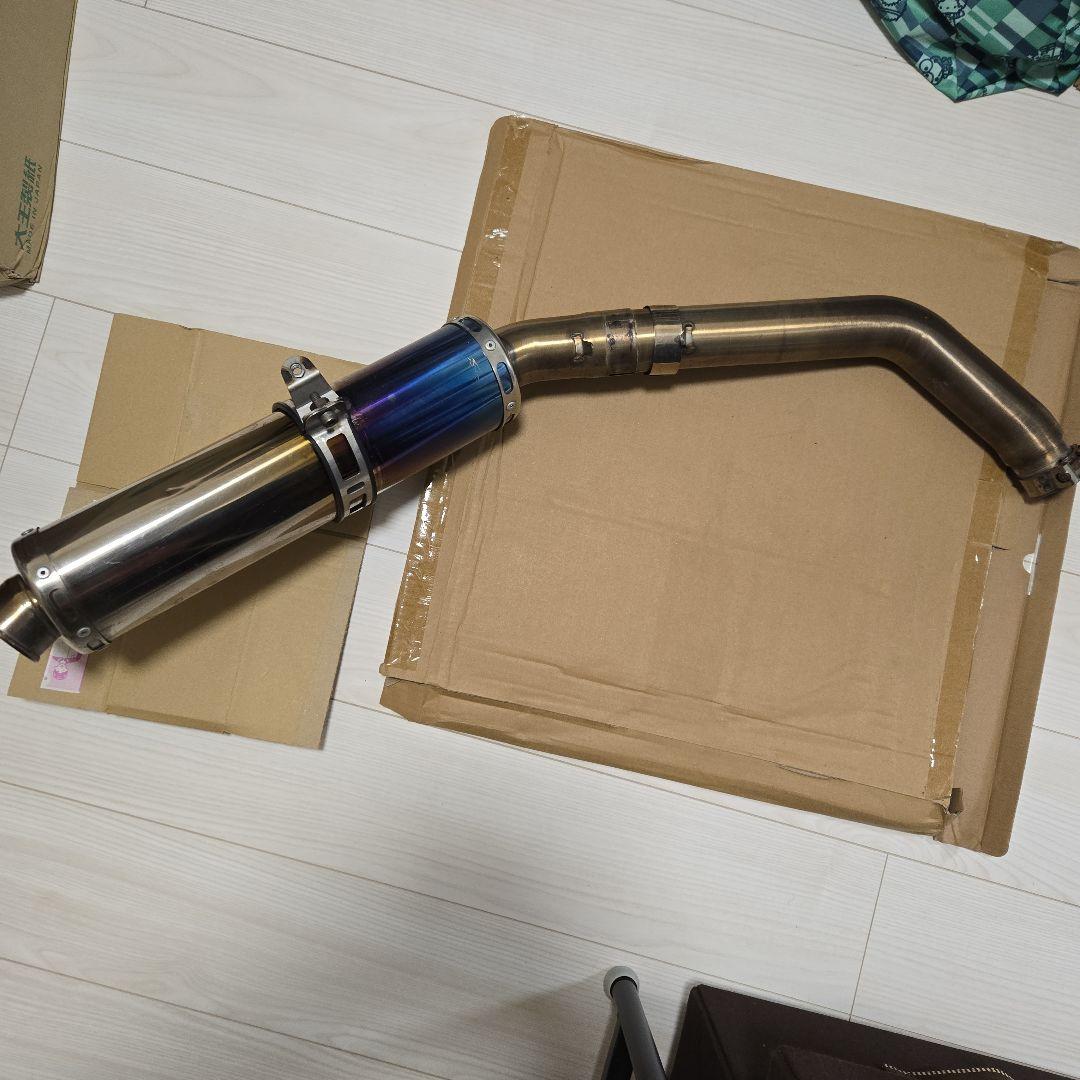 SC57用　チタン製　レーシングスリップオンマフラー