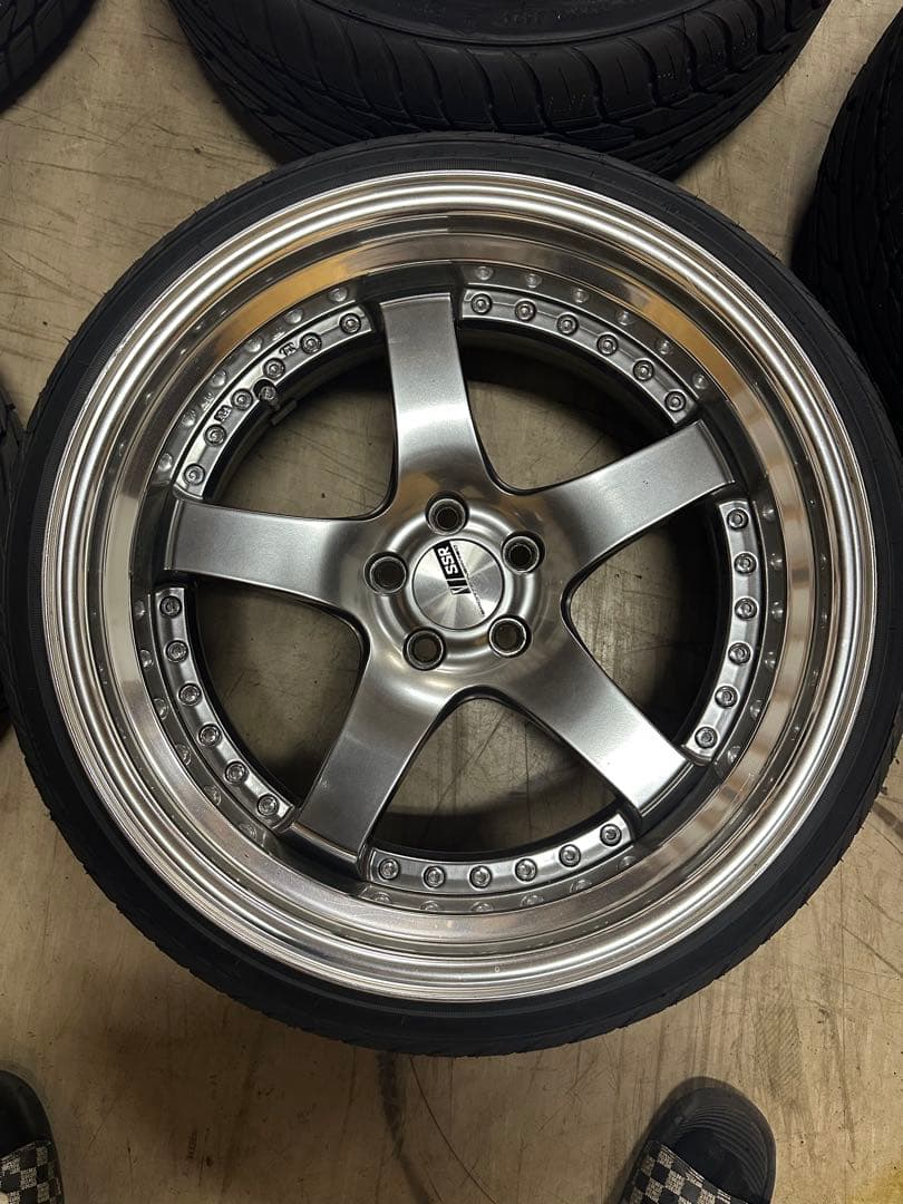 ssrsp418インチ pcd100 5穴8.5j＋43 9j＋24※も※