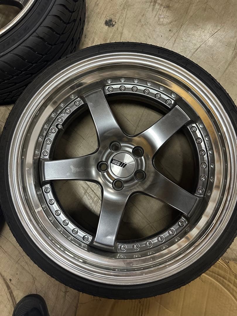 ssrsp418インチ pcd100 5穴8.5j＋43 9j＋24※も※