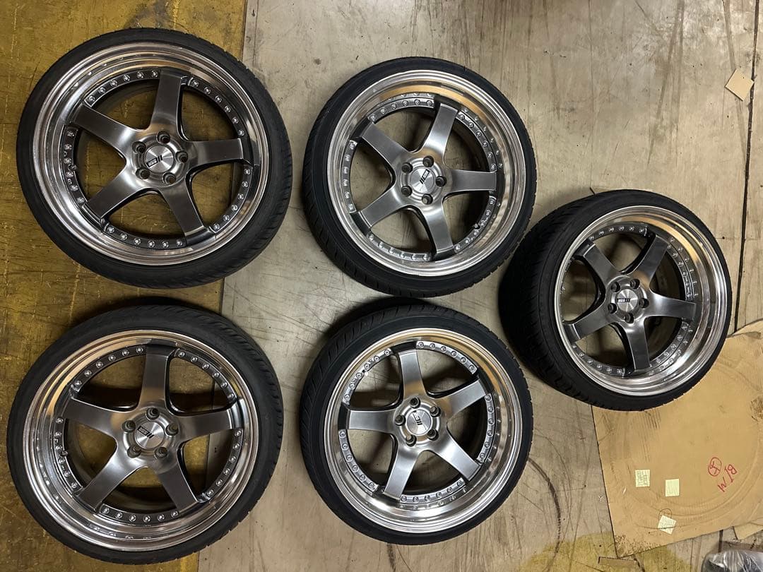 ssrsp418インチ pcd100 5穴8.5j＋43 9j＋24※も※