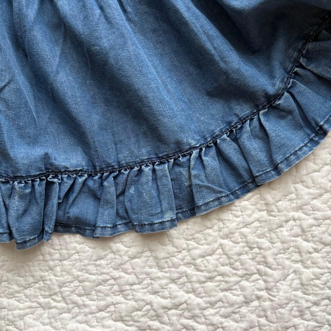 ワンピース Bonjour diary Ibiza dress denim 4y