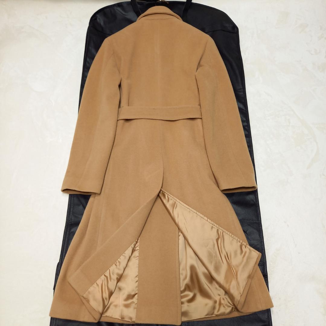 MaxMara ベルテッドコート ロング丈 キャメル イタリヤ製 サイズ38