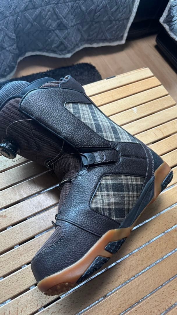 【使用感極少】FLOW RIVAL メンズ ブーツ29cm ボア（ダイヤル式）