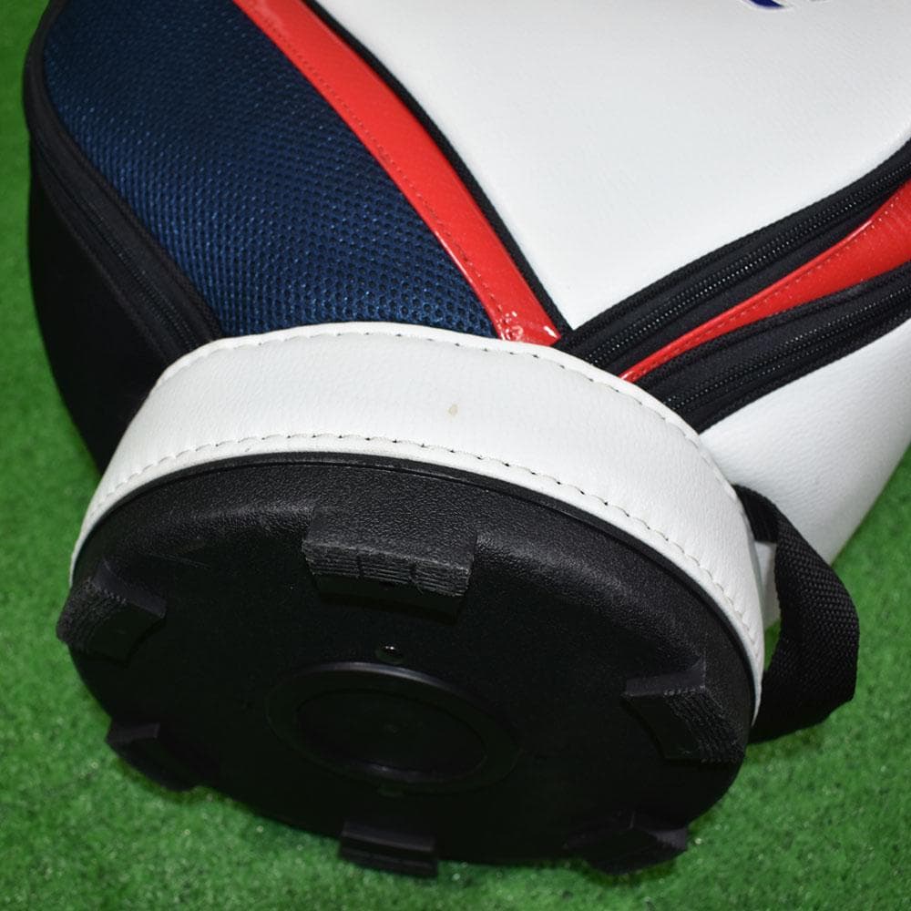 ブリヂストン ゴルフ 軽量 キャディバッグ９型【トリコロール】美品！