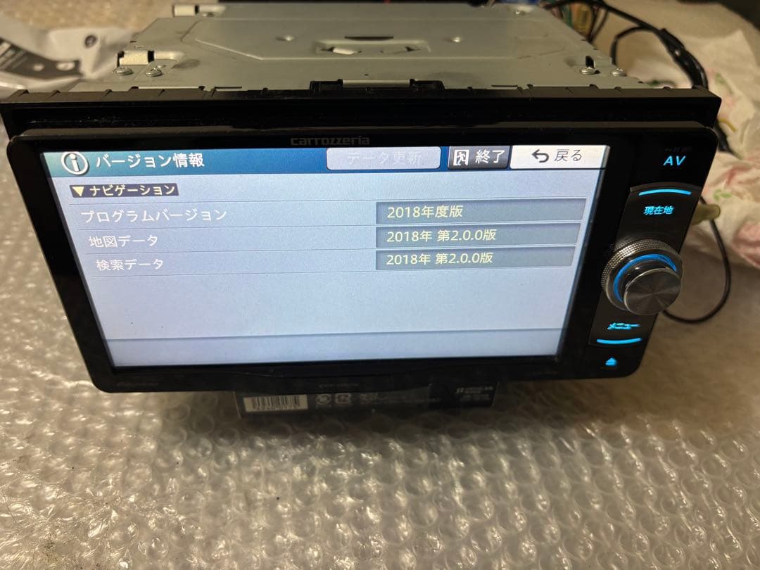 地図2018年　Carrozzeria カロッツェリア AVIC-RW99