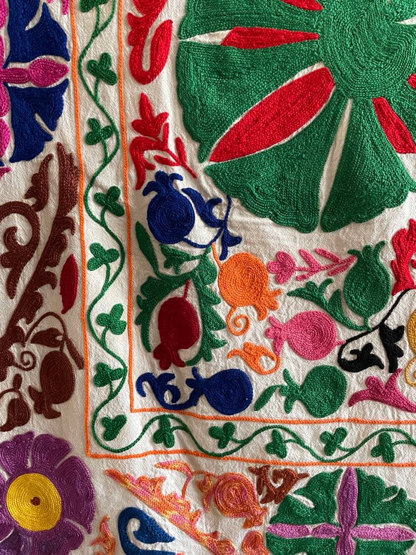 「最終価格」 スザニ刺繍　スザニ　手仕事　インド　一点もの　伝統工芸