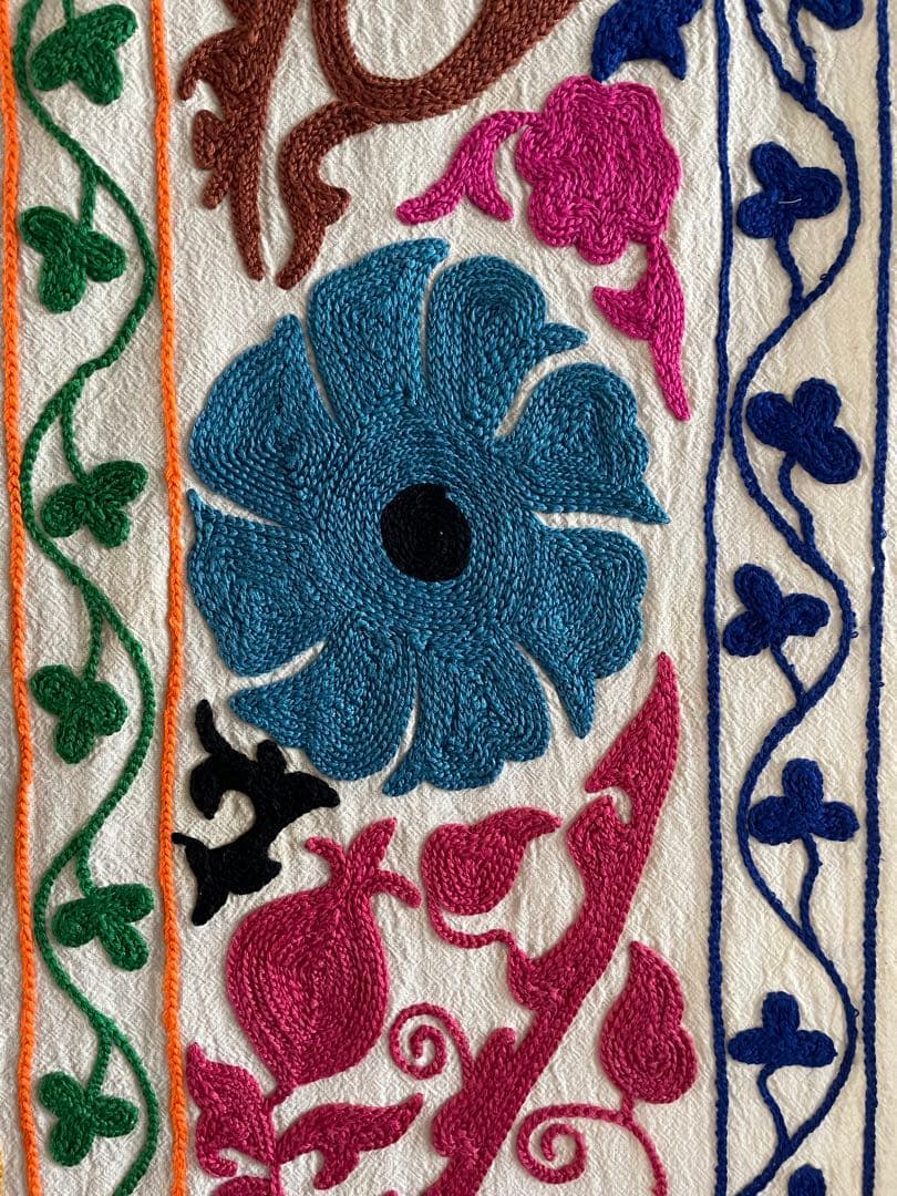 「最終価格」 スザニ刺繍　スザニ　手仕事　インド　一点もの　伝統工芸