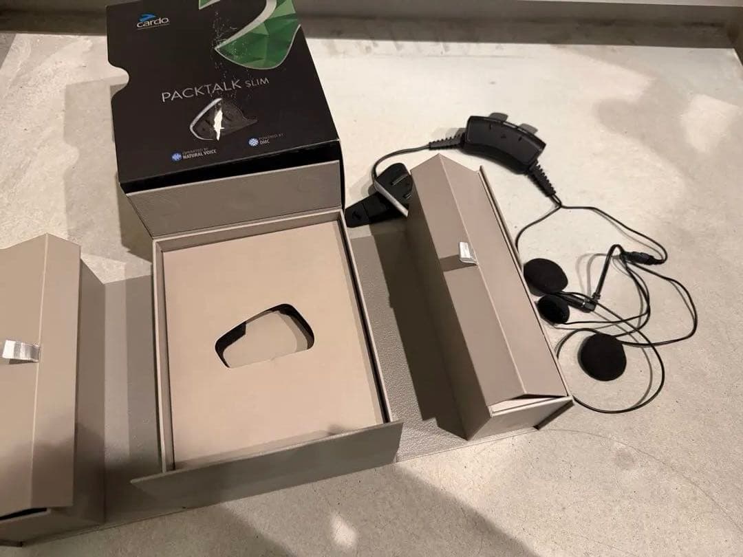Cardo PACKTALK SLIMバイク用インカムカルドパックトークスリム