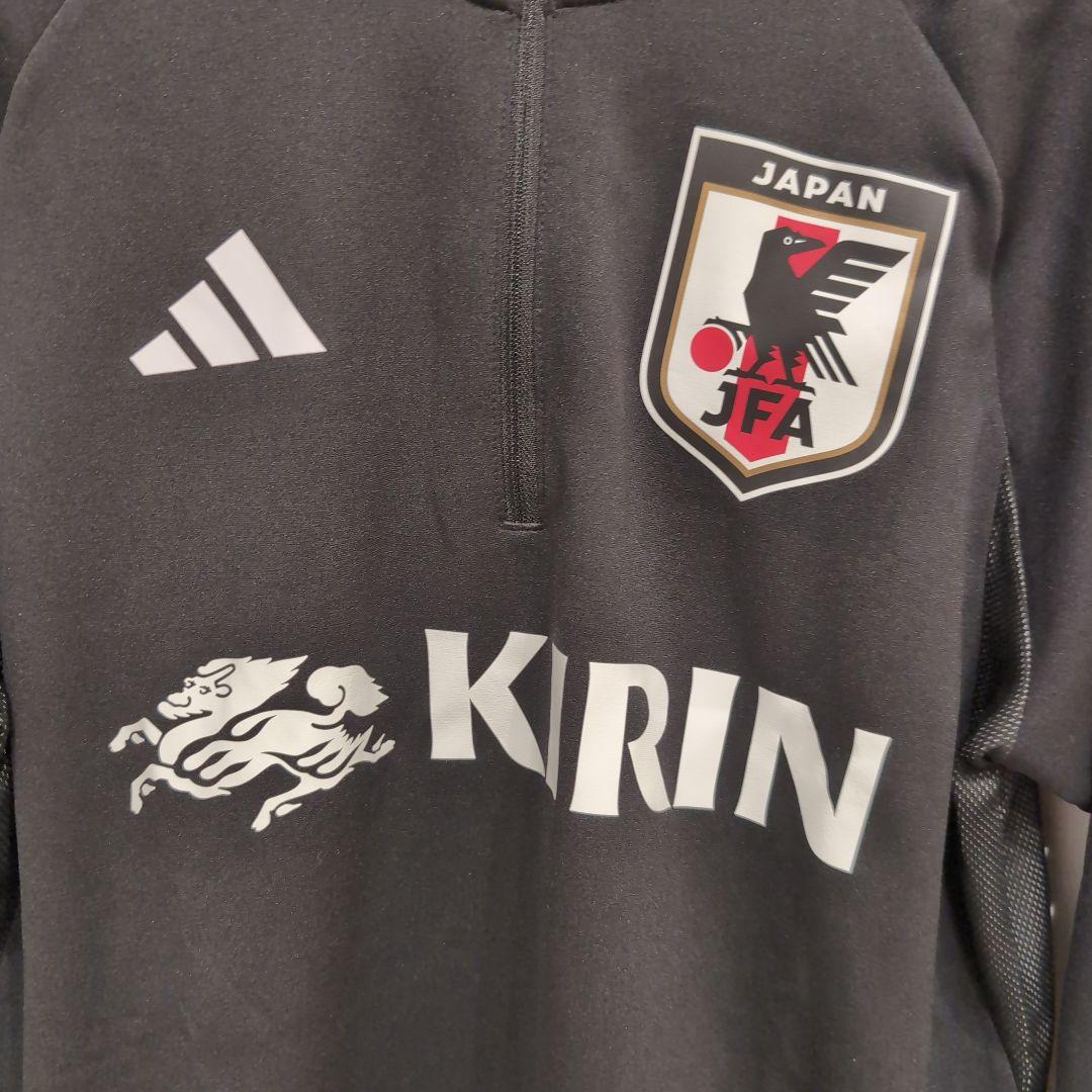 adidas 日本代表 長袖ジャージ 黒　DREAMロゴ入り　非売品　支給品　М