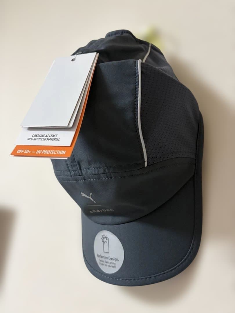 PUMA charbon コラボ ランニングキャップ