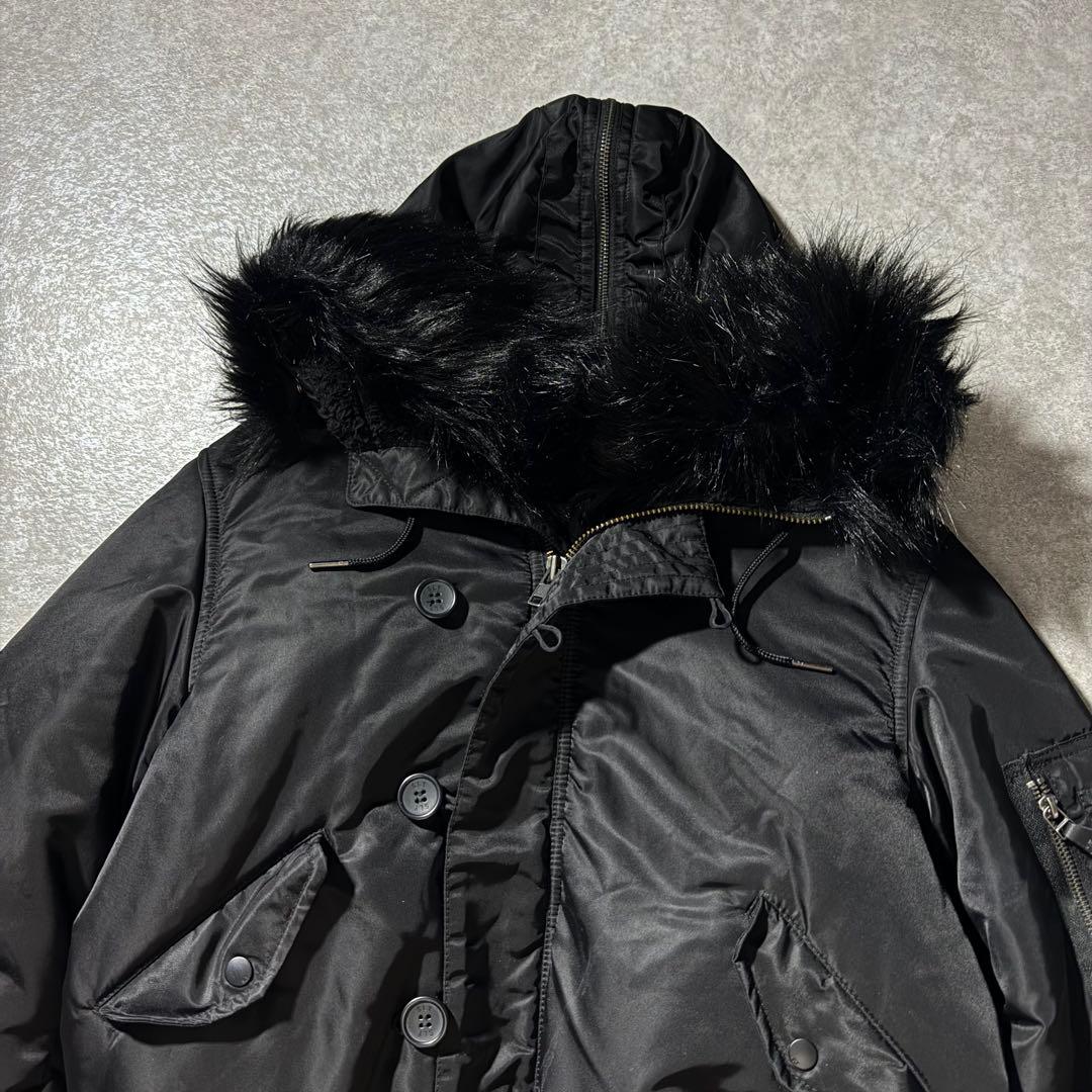 ジャケット・アウター N-2B flight jacket \"all black\" N2B opium
