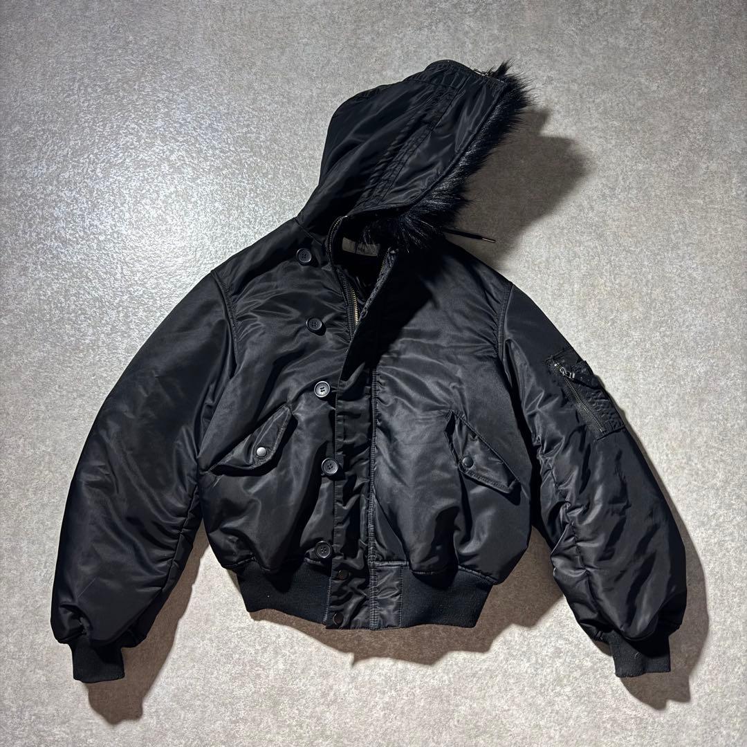 ジャケット・アウター N-2B flight jacket \"all black\" N2B opium