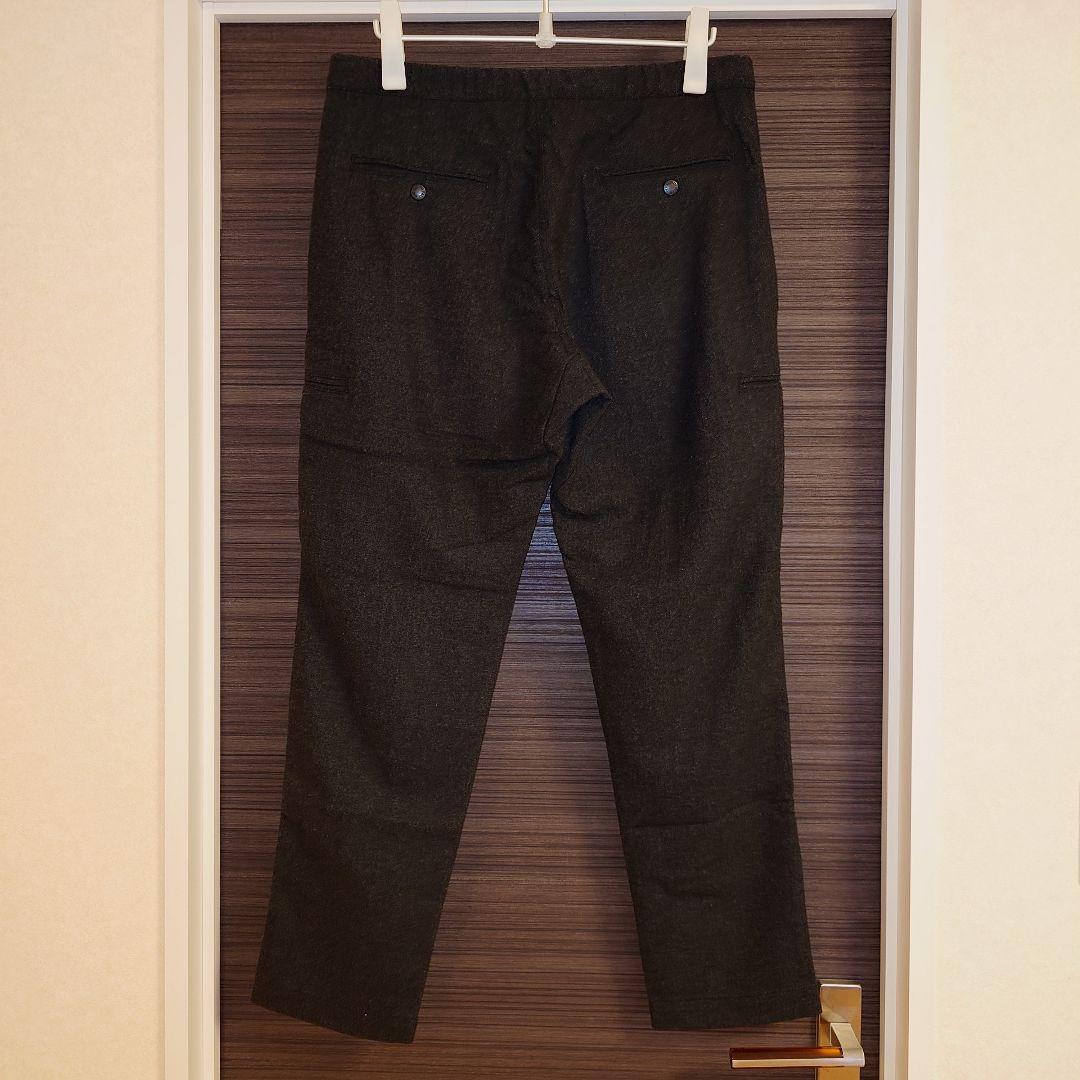 新品 ノースフェイス ドットポケットウールパンツ ダークグレー Lサイズ