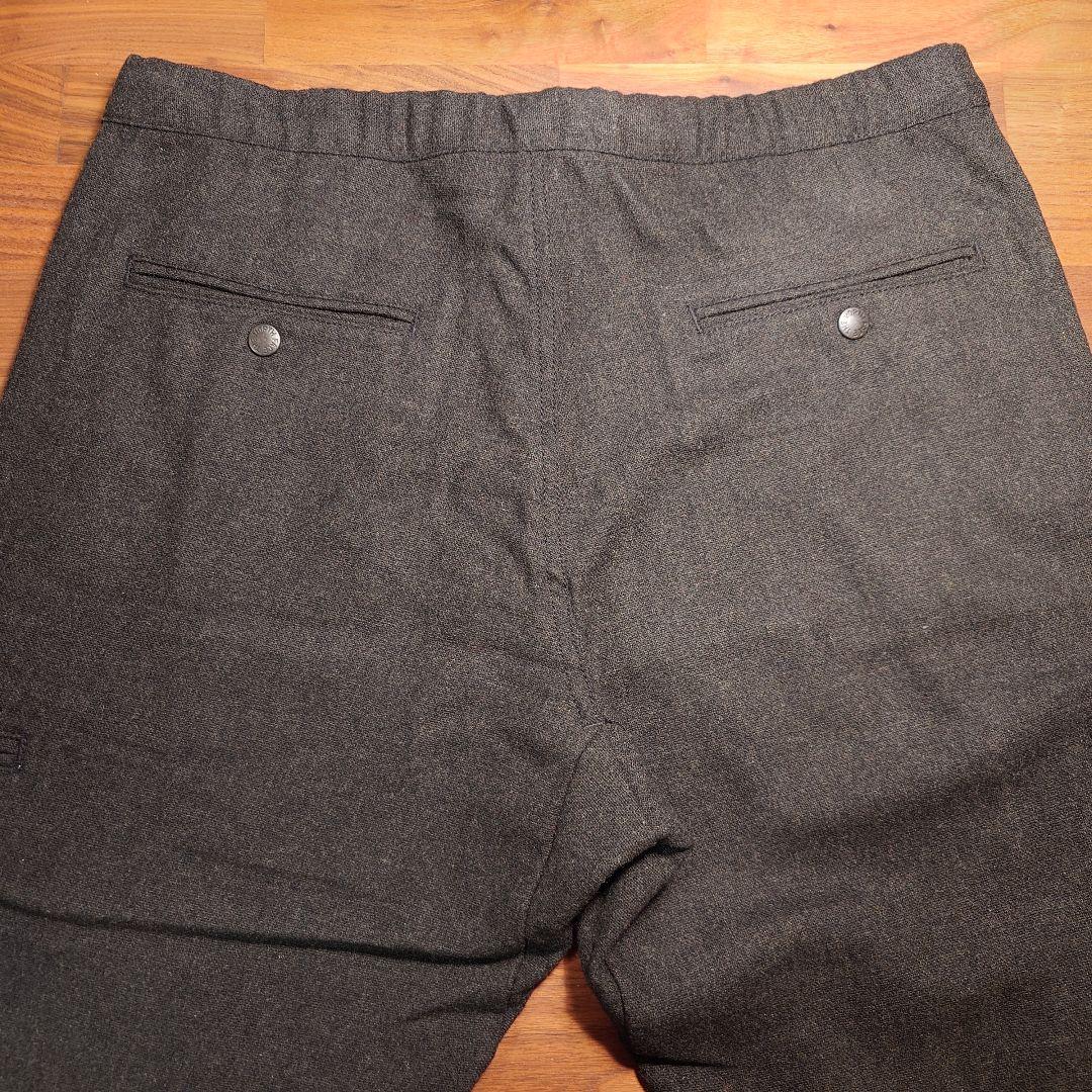 新品 ノースフェイス ドットポケットウールパンツ ダークグレー Lサイズ