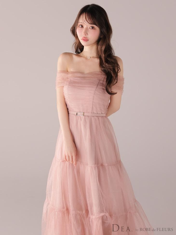 ディアバイローブドフルール ロングドレス DEA DE3481 PKS