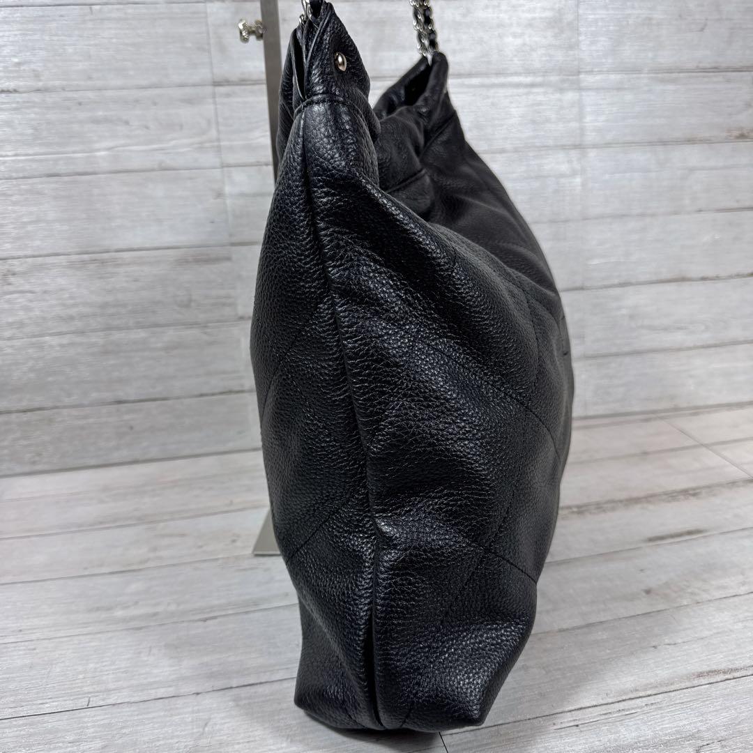 美品 ヘイニ　バルメド　キルティングチェーン　バック　ショルダー　シルバー金具