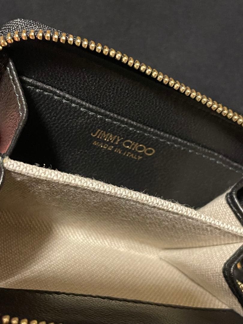 JIMMY CHOO ジミーチュウ ブラックレザー ケース