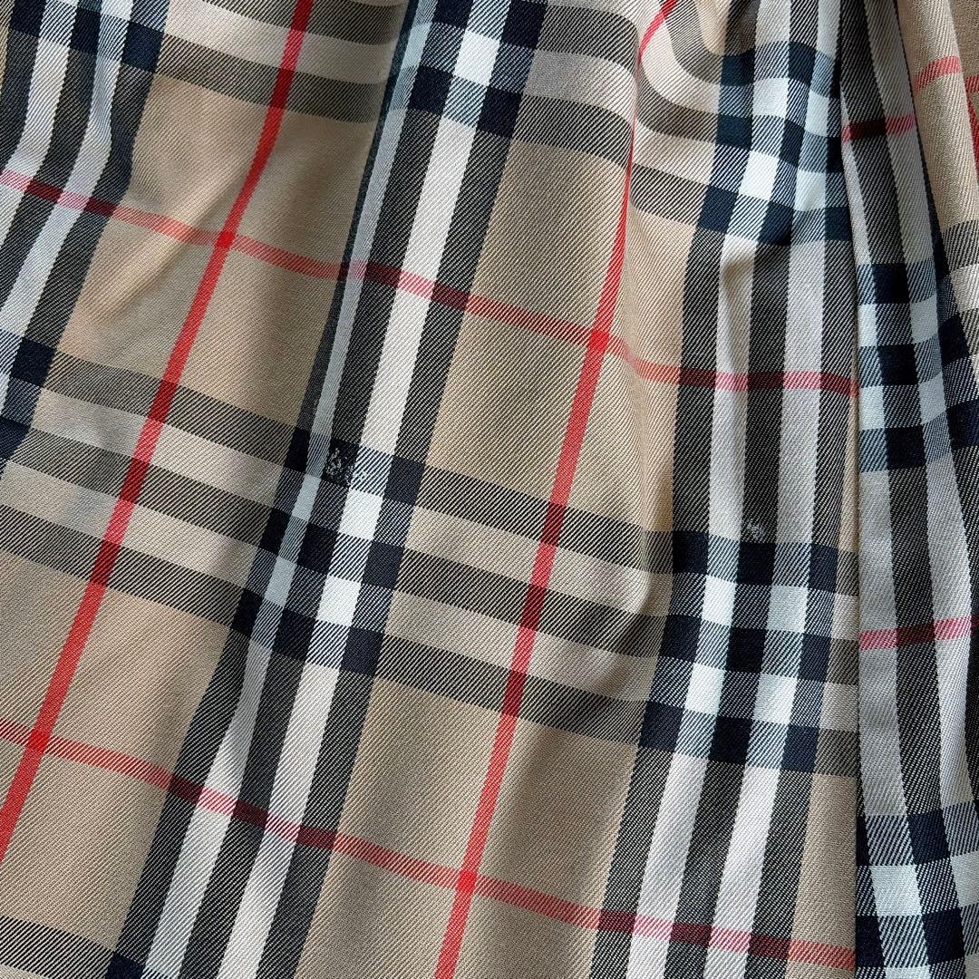 希少✨【バーバリーズ】ステンカラーコート ノバチェック ライトベージュカーキ L