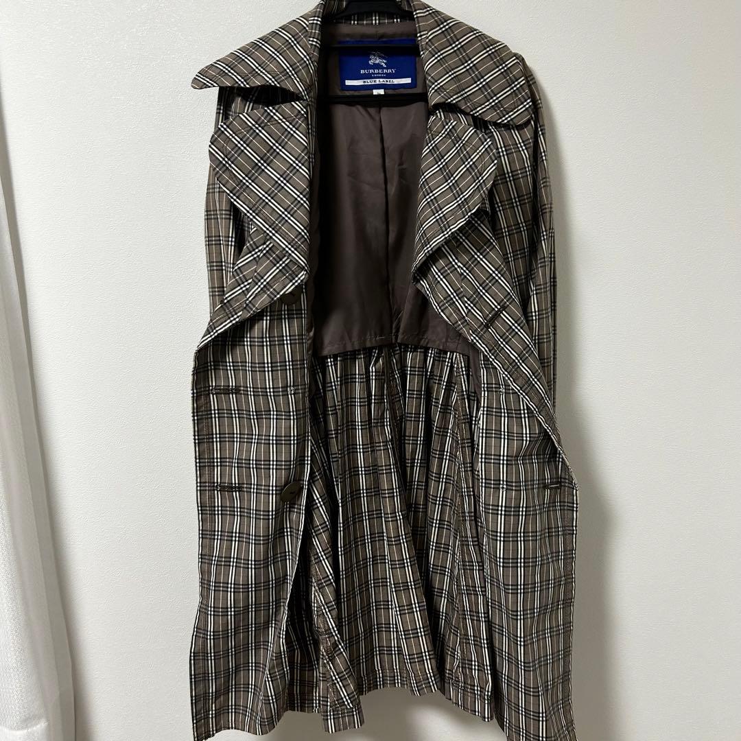 BURBERRY BLUE LABEL ノバチェック トレンチコート 36