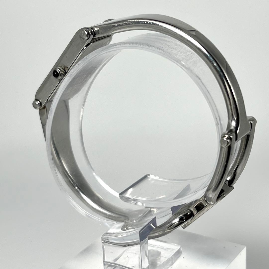 【稼働品】グッチ 1500L スクエア SS バングル ホースビット クォーツ