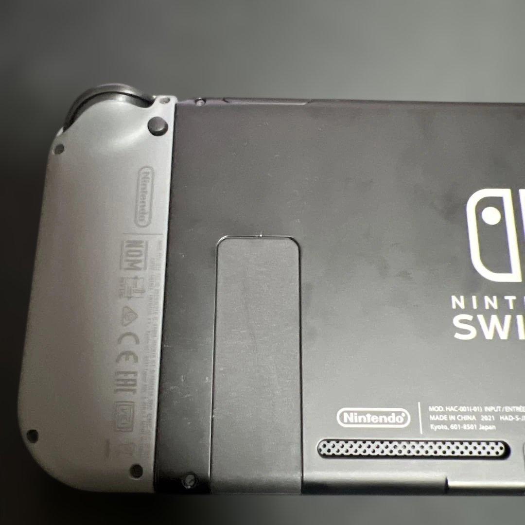 Nintendo Switch グレー 本体　箱付き　ケース付き