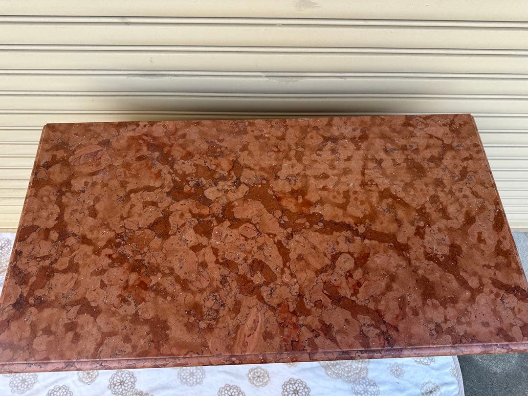 【引取限定】イタリア 最高級 大理石 マホガニー材 大理石天板 チェスト ※※