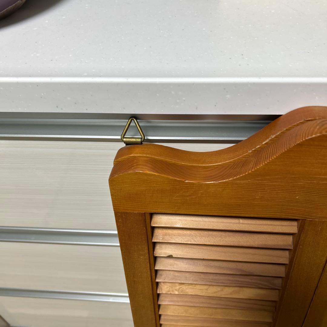 ダイイチサンギョウ　木製鏡 扉式ミラー