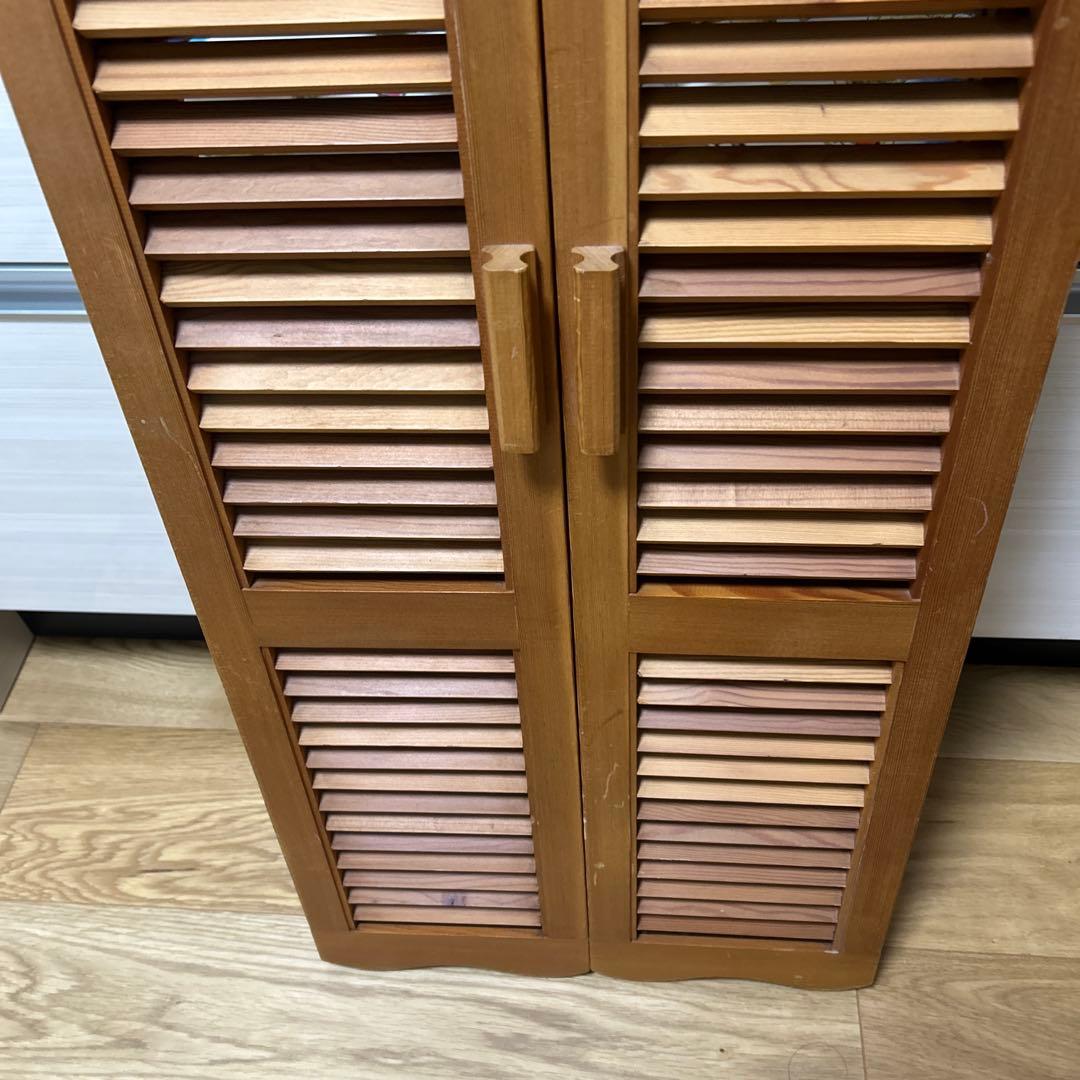 ダイイチサンギョウ　木製鏡 扉式ミラー