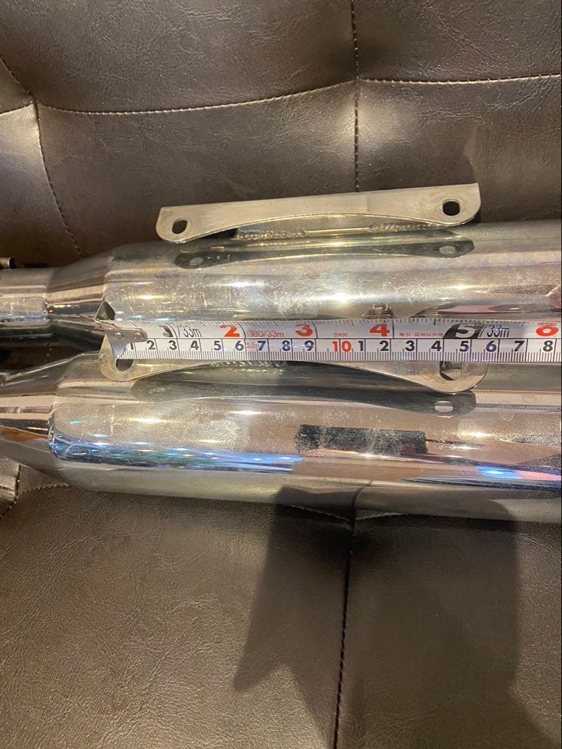 ネ申 ステンレス製クランプ式マフラー 2本セット