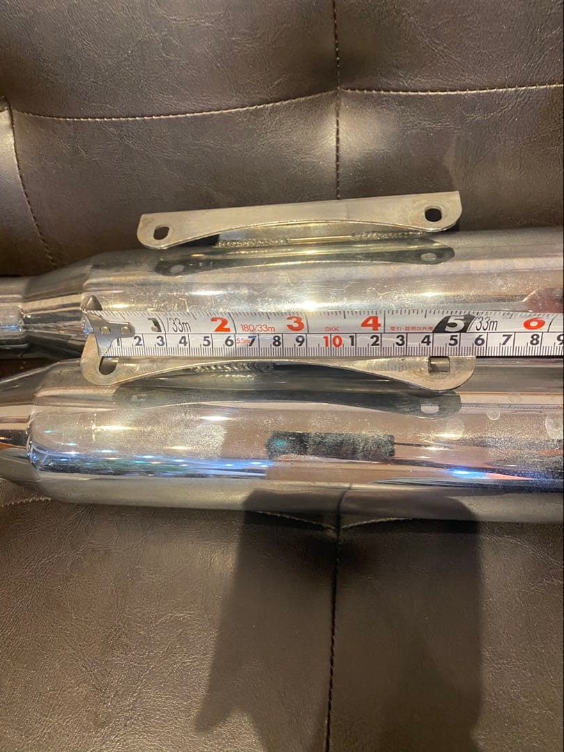 ネ申 ステンレス製クランプ式マフラー 2本セット