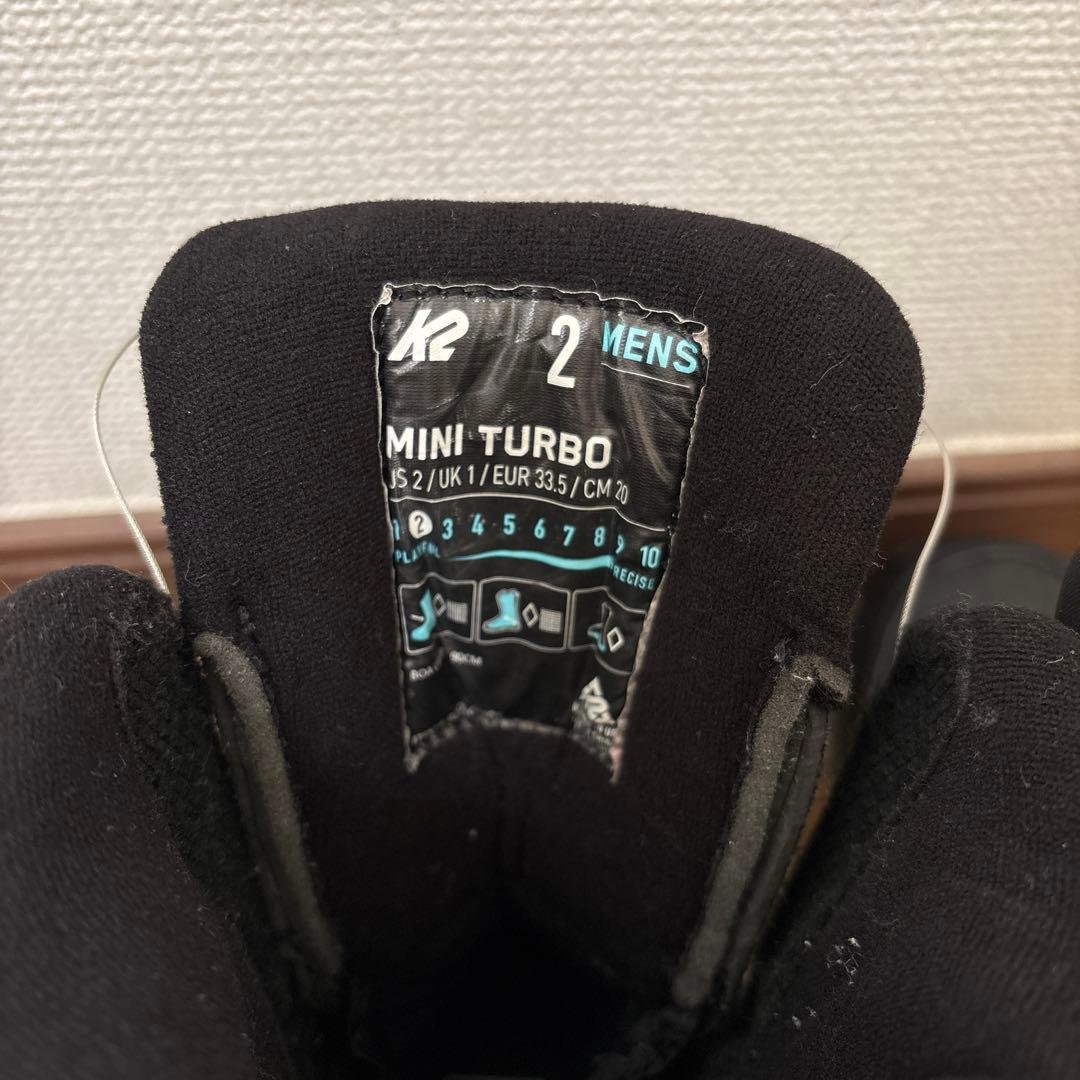 K2 MINI TURBO スノーボード　ブーツ　子供用　20㎝