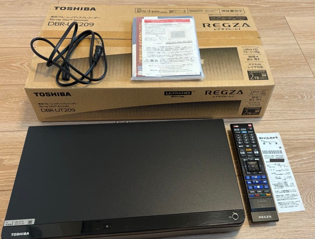 東芝ブルーレイディスクレコーダーDBR-UT209