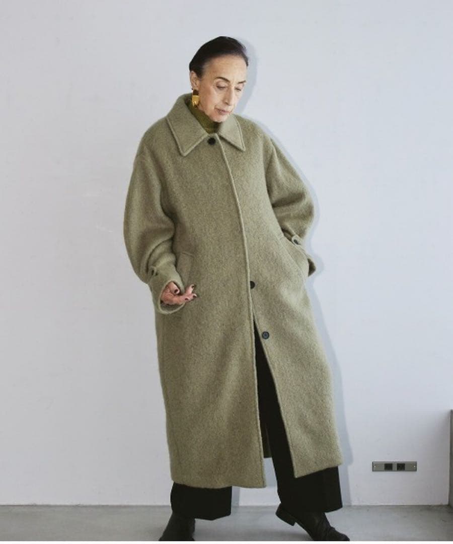 todayful トゥデイフル シャギーオーバーコート