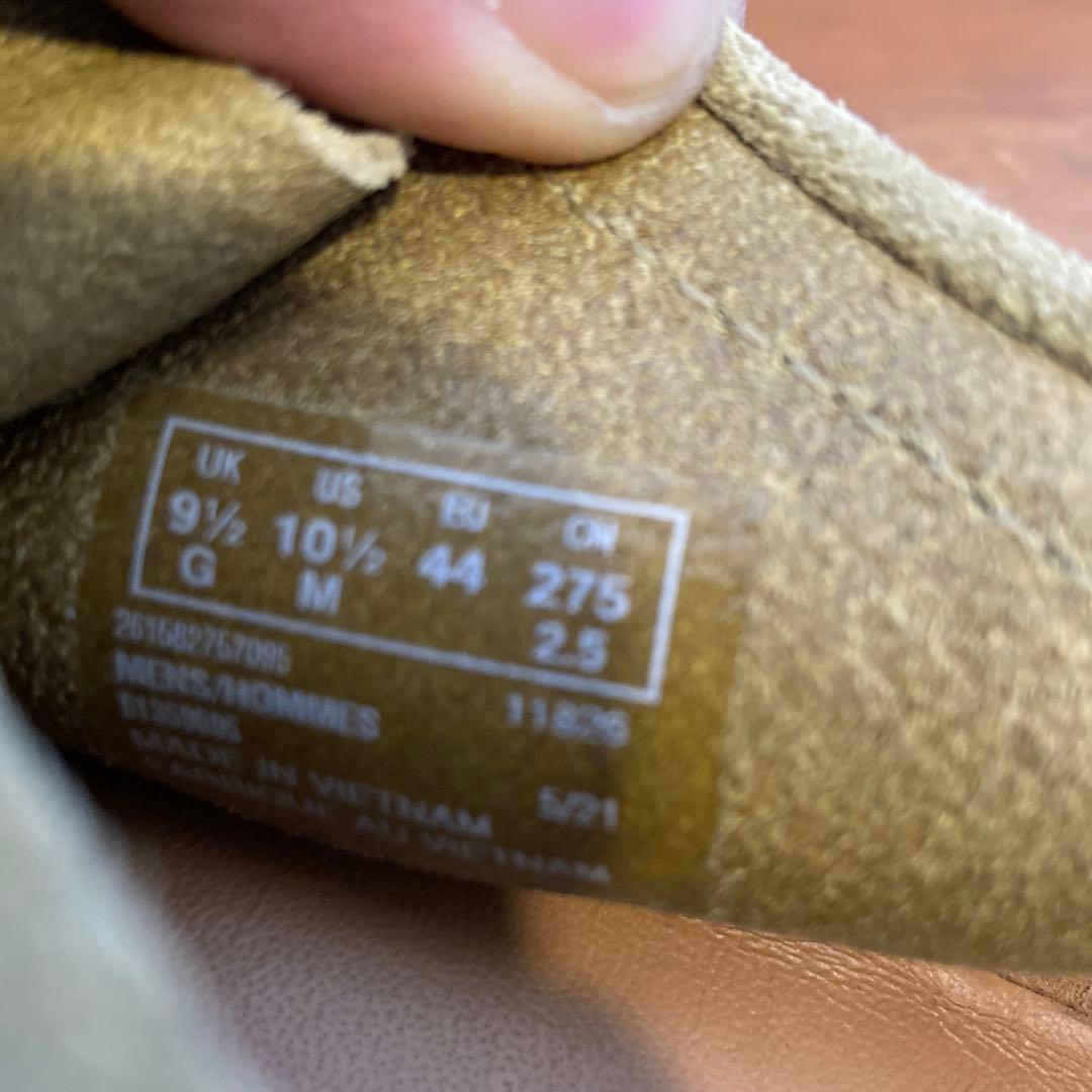 クラークスワラビー　ベージュ　UK9 1/2