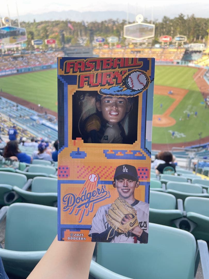 佐々木朗希 8月4日限定バブルヘッド＊ドジャーススタジアム