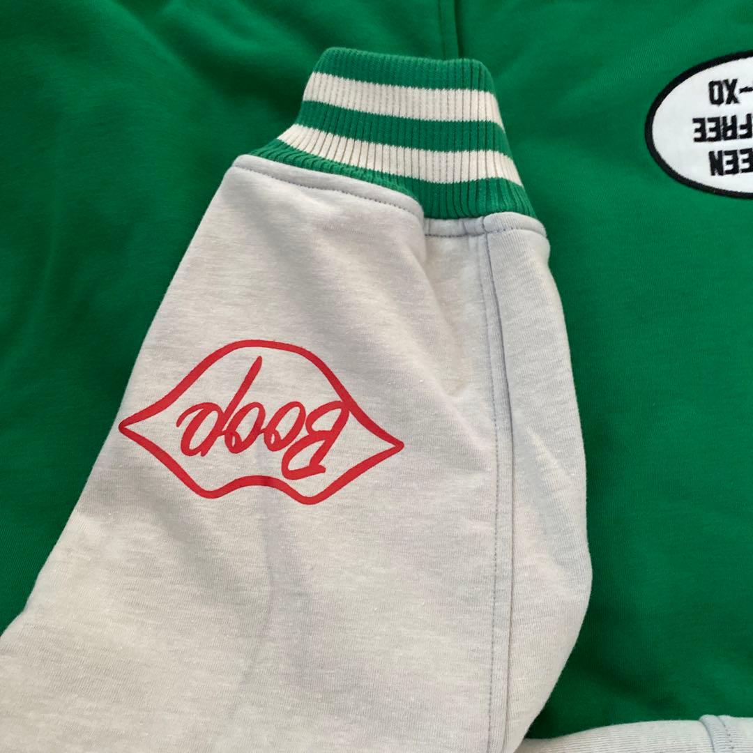 BETTY BOOP エンジェルBETTY ポンディングスタジャン　グリーン