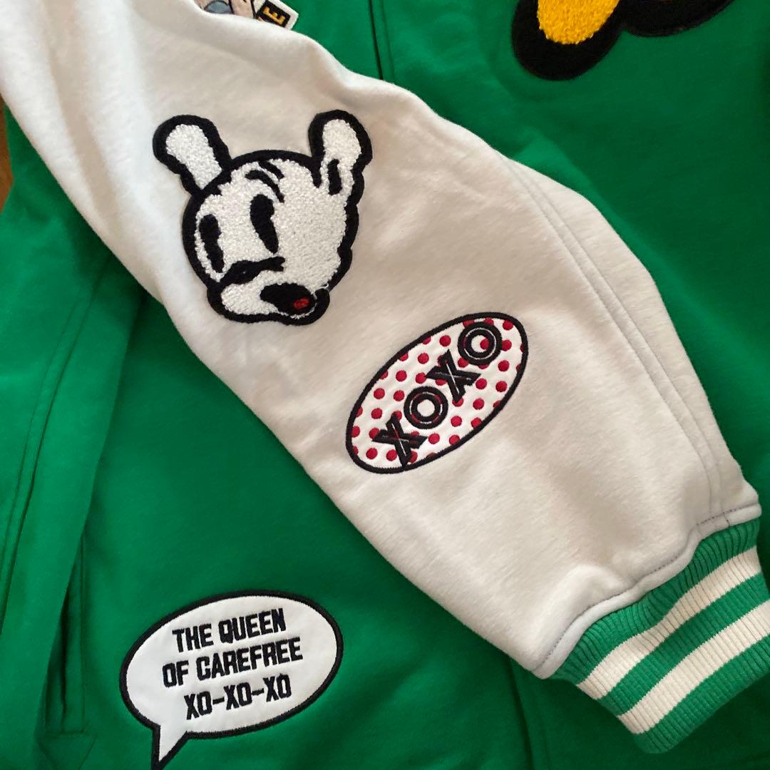 BETTY BOOP エンジェルBETTY ポンディングスタジャン　グリーン