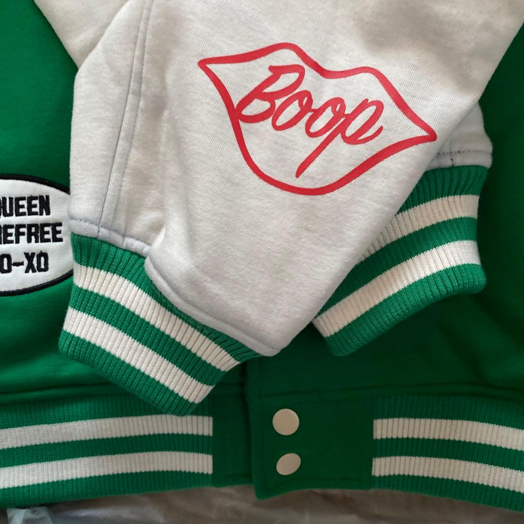 BETTY BOOP エンジェルBETTY ポンディングスタジャン　グリーン