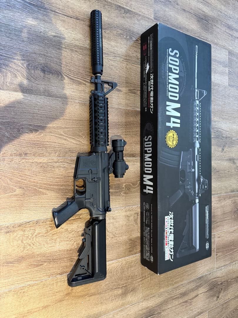 訳あり格安　SOPMOD M4 次世代電動ガン スコープ付き