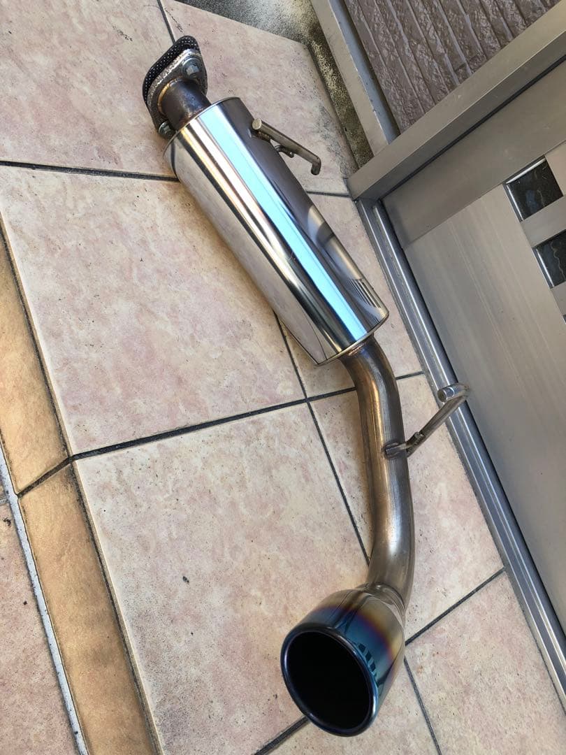 ジムニーjp23ステンレス製ボルトオンマフラー