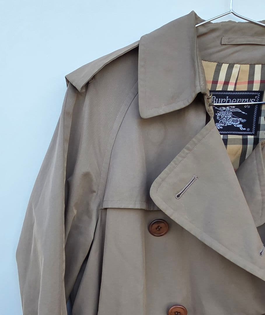 70s～80s Burberrys ベージュ トレンチコート ヴィンテージ