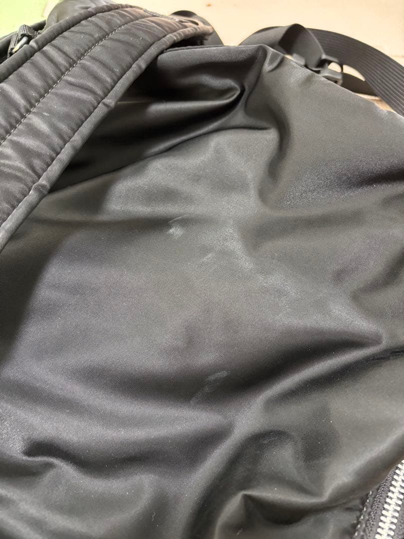 ブラックナイロンリュックサック　ポーター　タンカー　ブラック