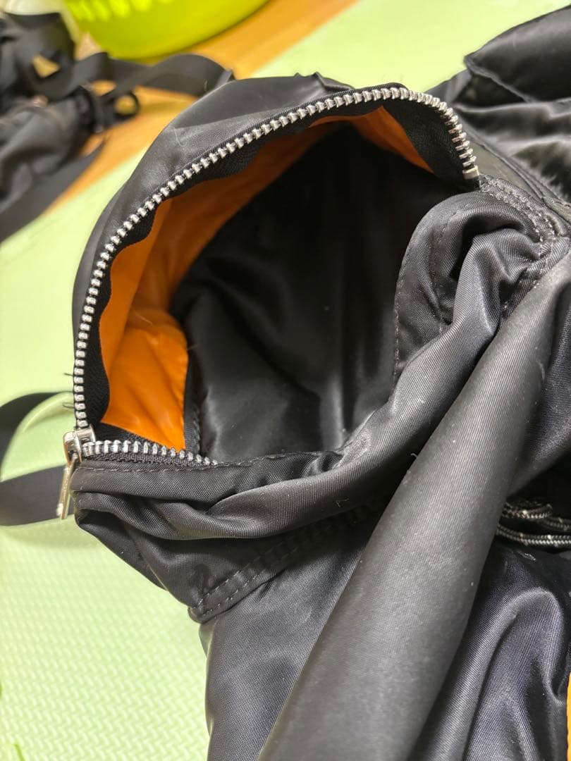 ブラックナイロンリュックサック　ポーター　タンカー　ブラック