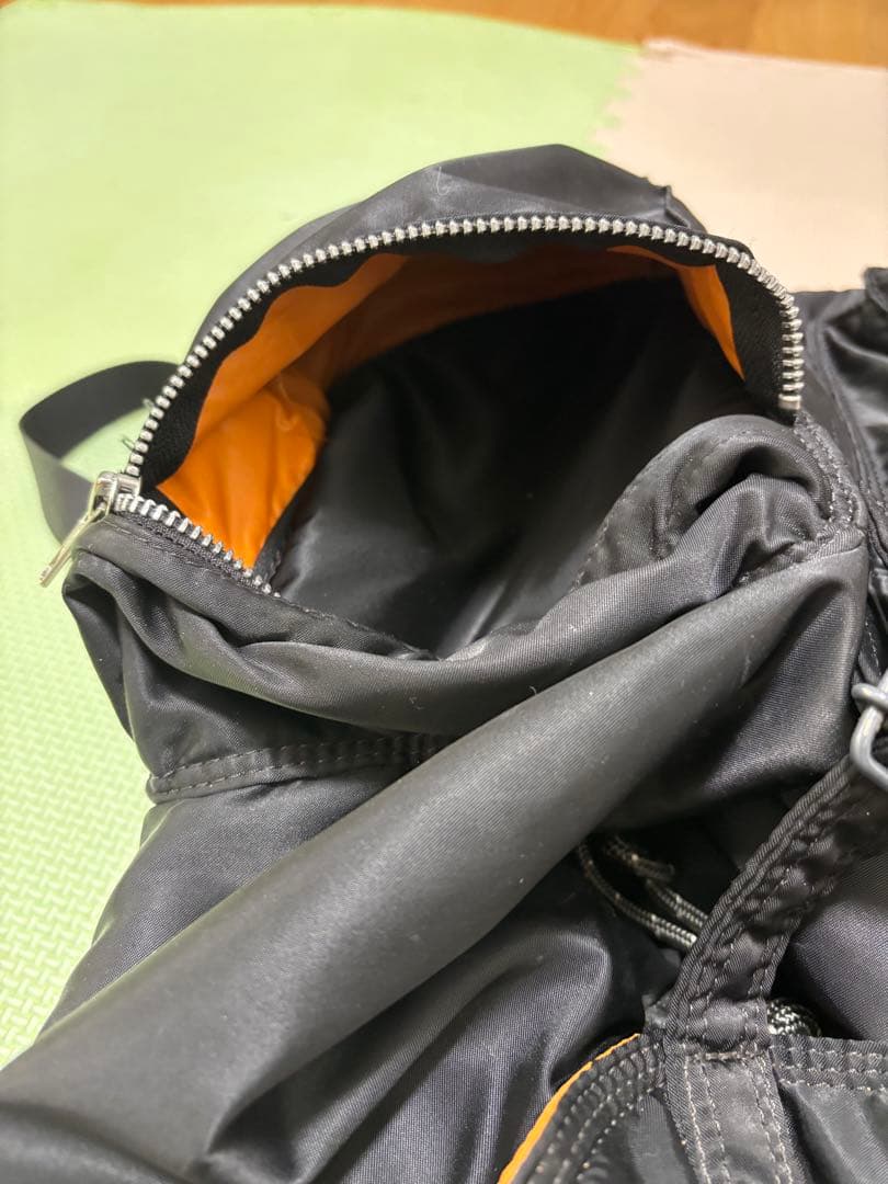 ブラックナイロンリュックサック　ポーター　タンカー　ブラック