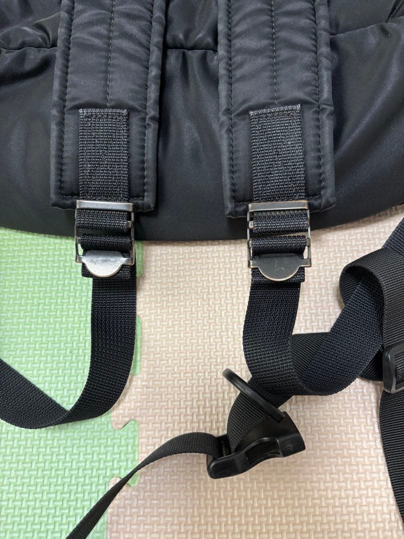 ブラックナイロンリュックサック　ポーター　タンカー　ブラック