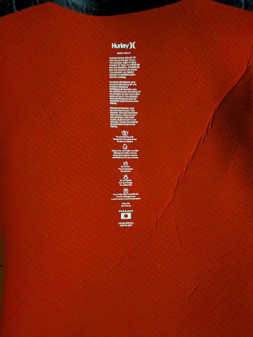 Hurley　ドライスーツLL